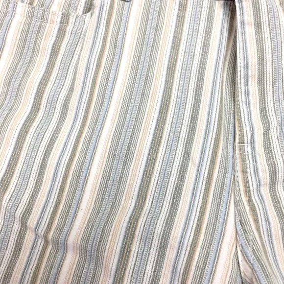 Kim Rogers Pastel Striped Capris Size 10P - Picture 5 of 5